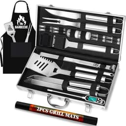 ROMANTICIST 26-Piece BBQ Set in Aluminum Case